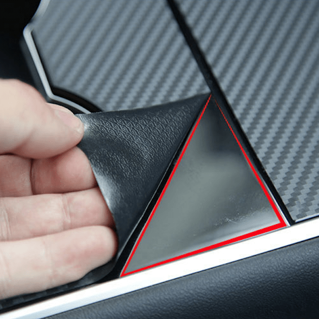 Folie-cover till mittkonsollen till Tesla Model 3/Y