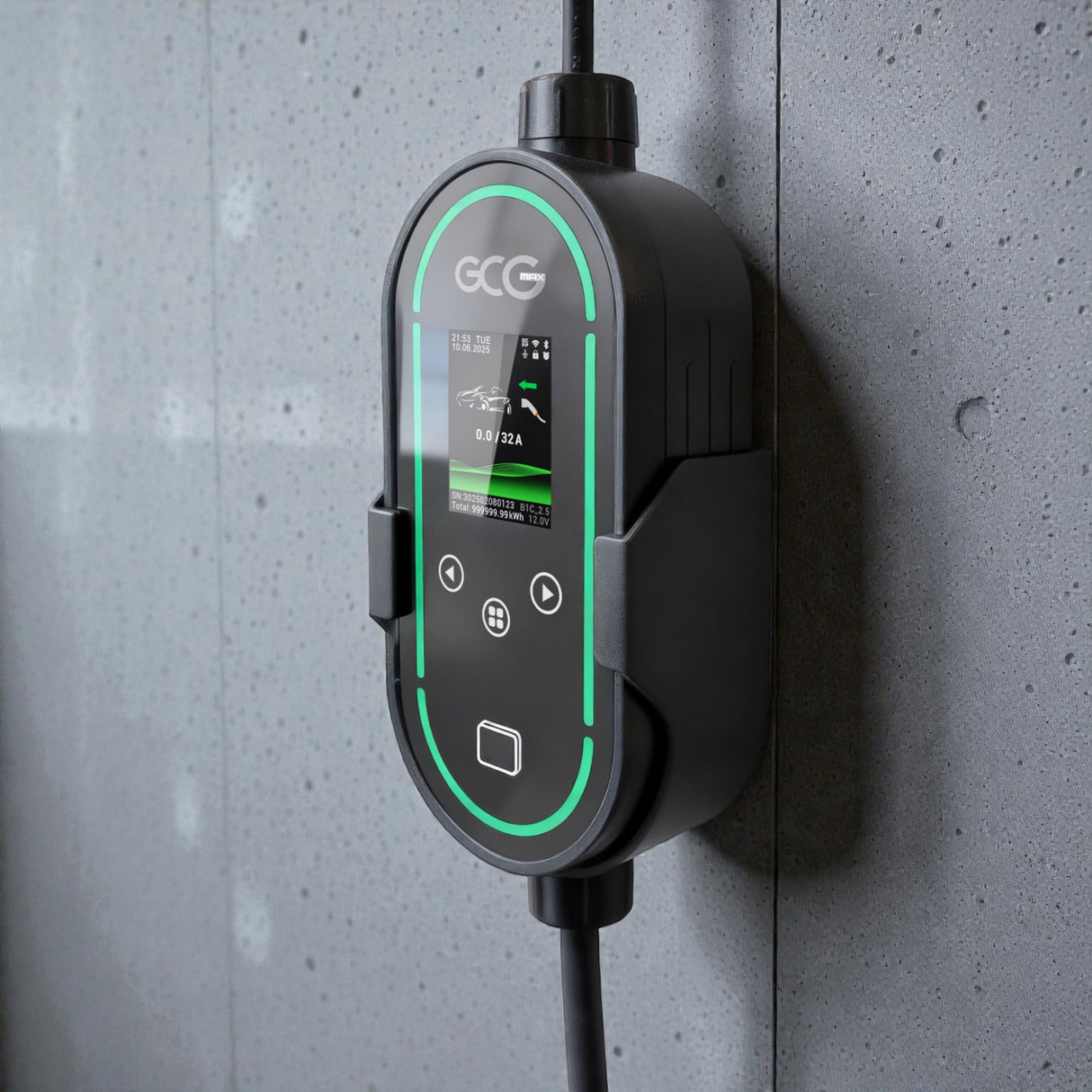 GCG MAX Mobil 11kW laddare – inkl. gratis väska och hållare