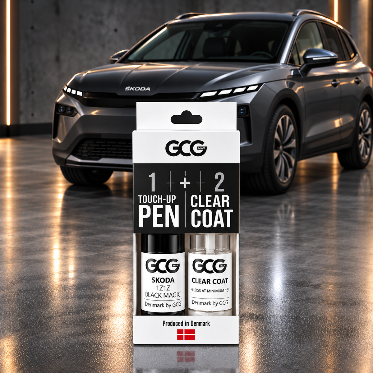 GCG MAX-bättringsfärg + klarlack till Skoda