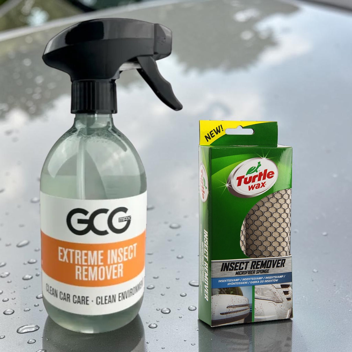 GCG MAX Extreme Insektborttagare + Turtle Wax Insekt- och tjärsvamp