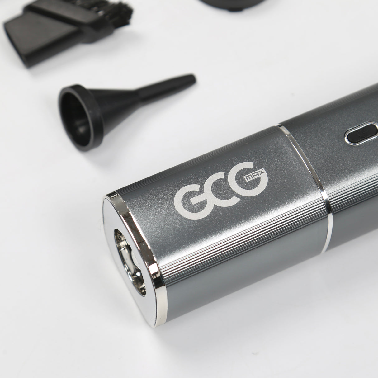 GCG MAX-logotyp på bilsugare