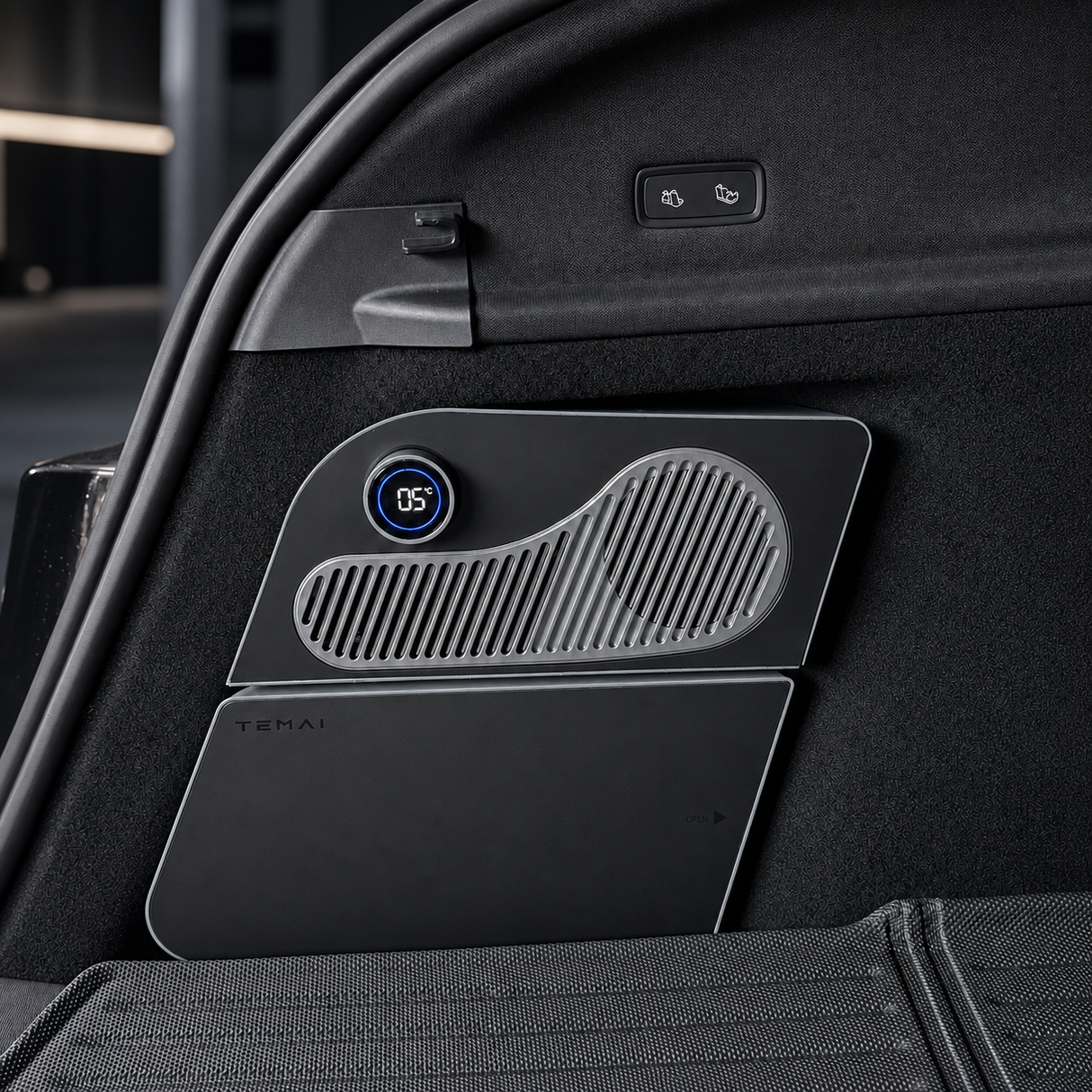 Kylskåp designat för Tesla Model Y