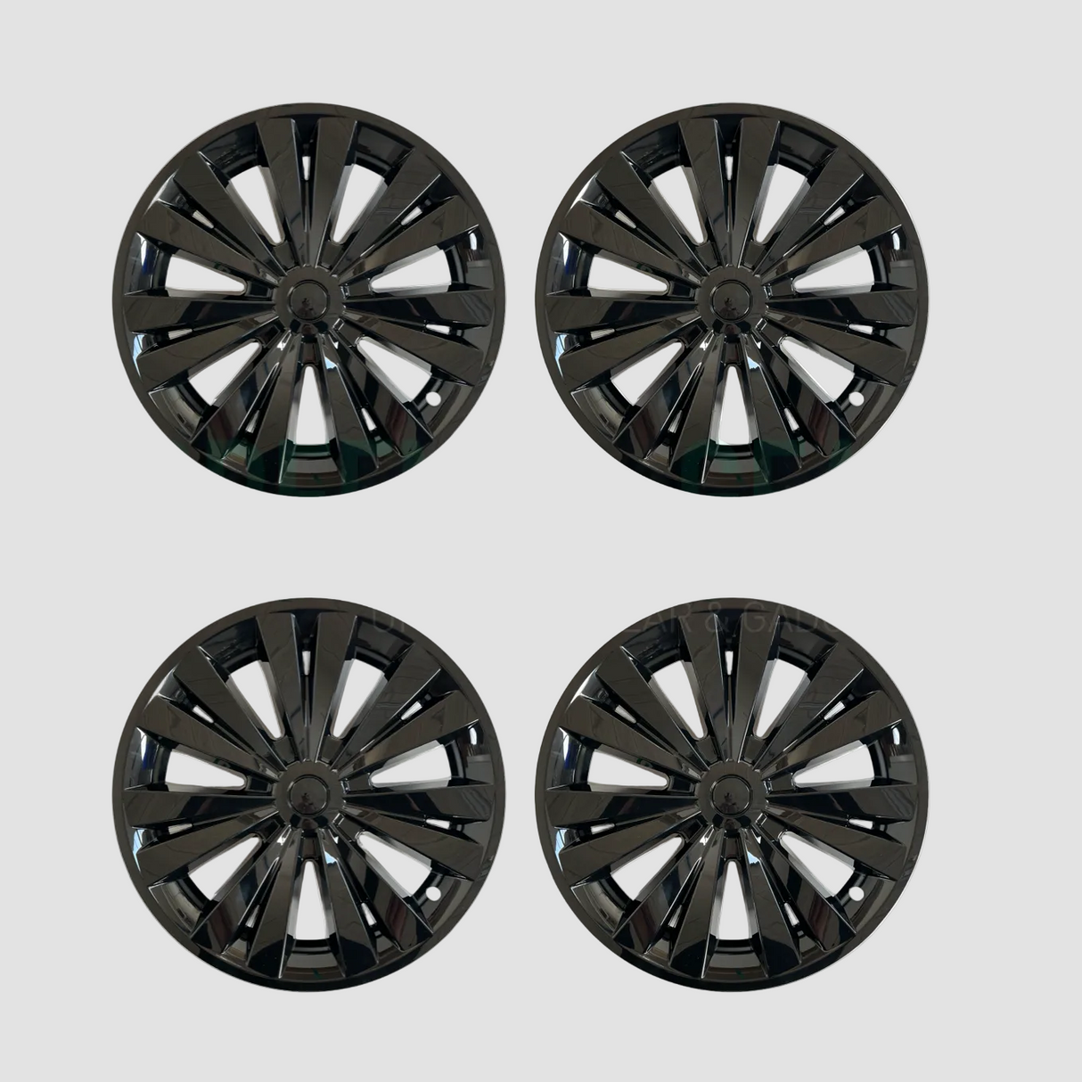 LUXE hjulkapslar till Tesla Model Y, org. 19″ standardfälgar.