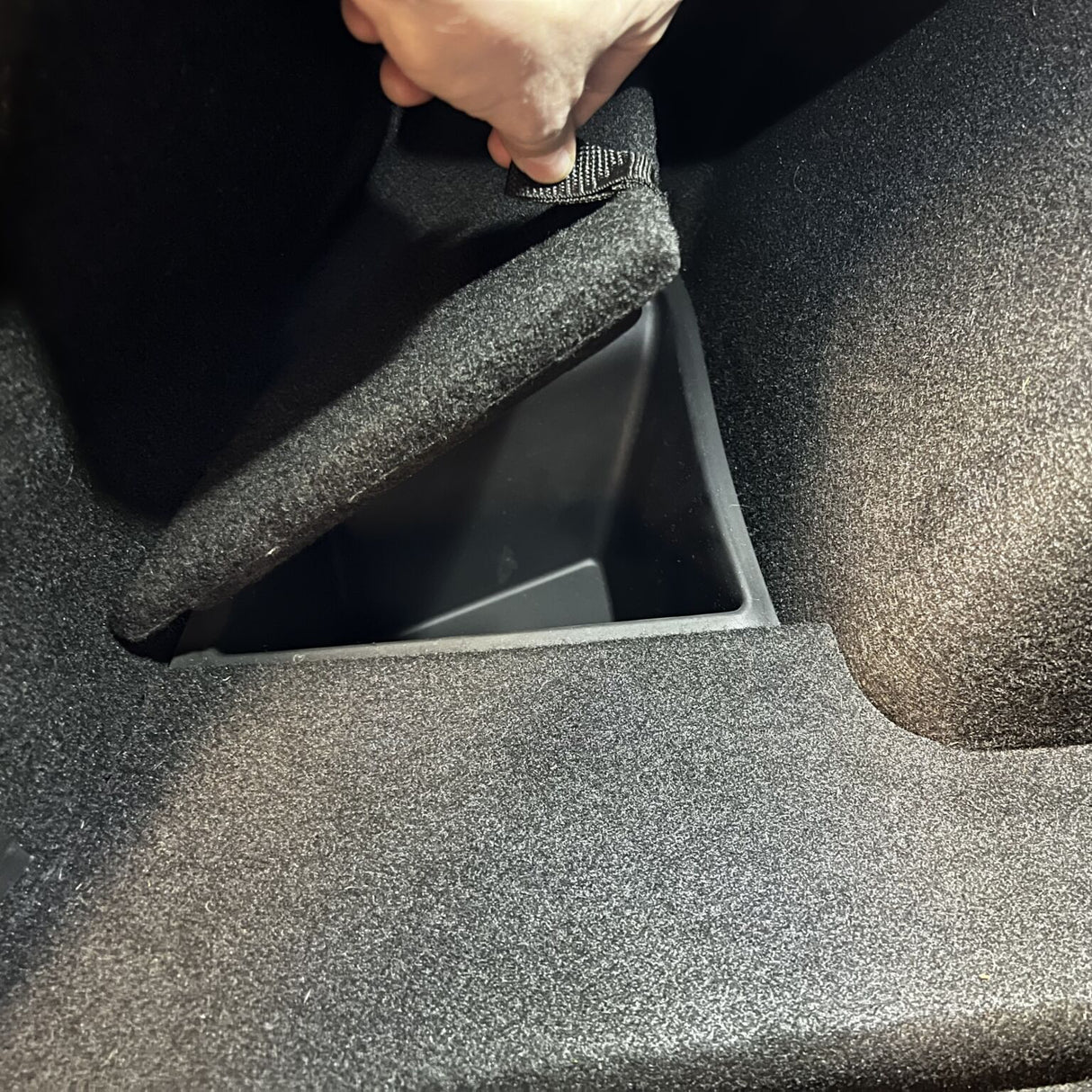 Bagageutrymmesförvaringsbox med lock – passar Tesla Model 3