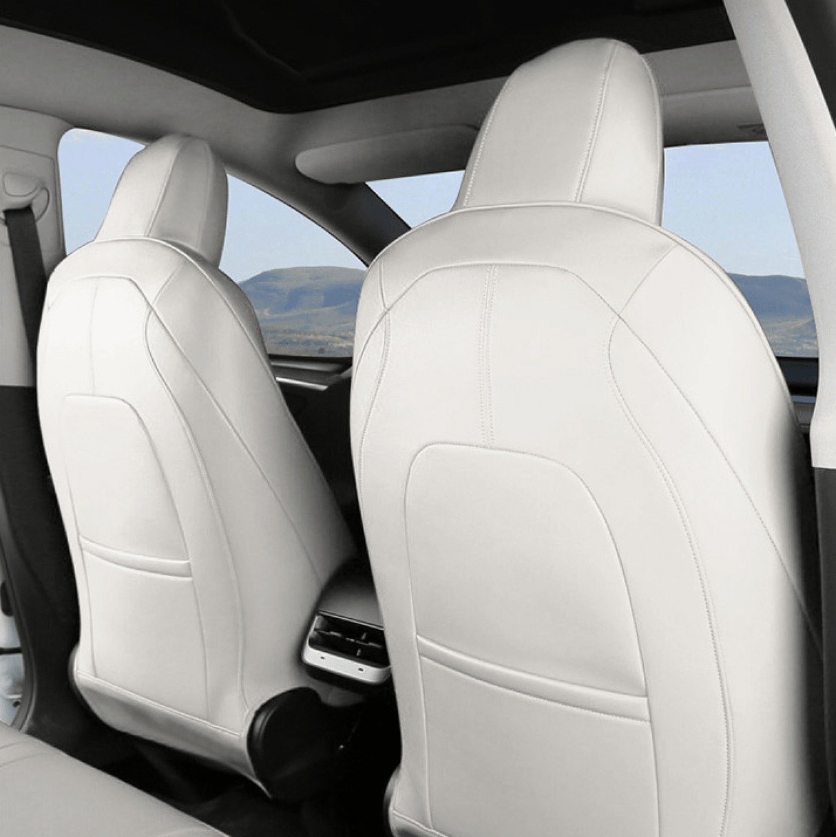 Komplett set sätesöverdrag - passar till Tesla Model Y