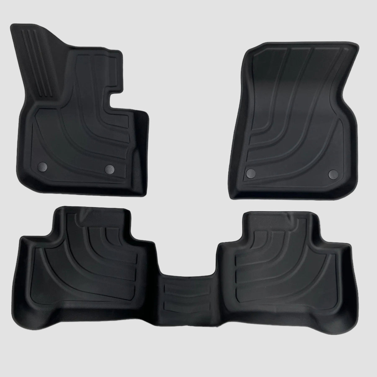 Set med svarta All Weather-mattor till BMW iX3
