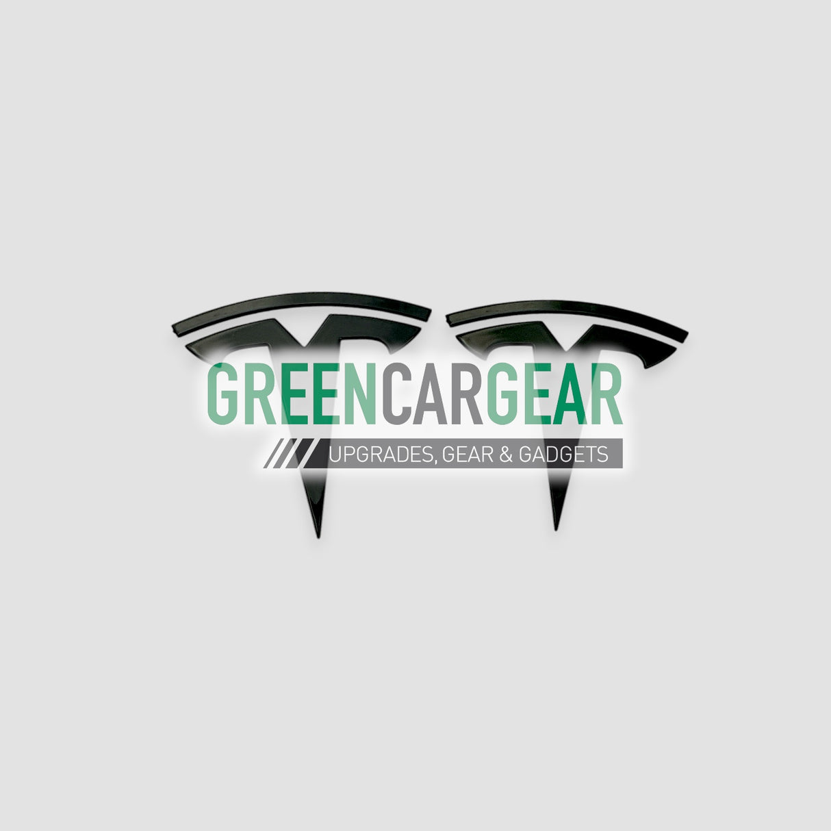 Emblem - passar till Tesla Model 3 (Blank svart)