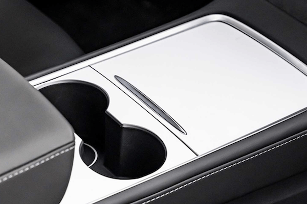 Folie-cover till mittkonsollen till Tesla Model 3/Y