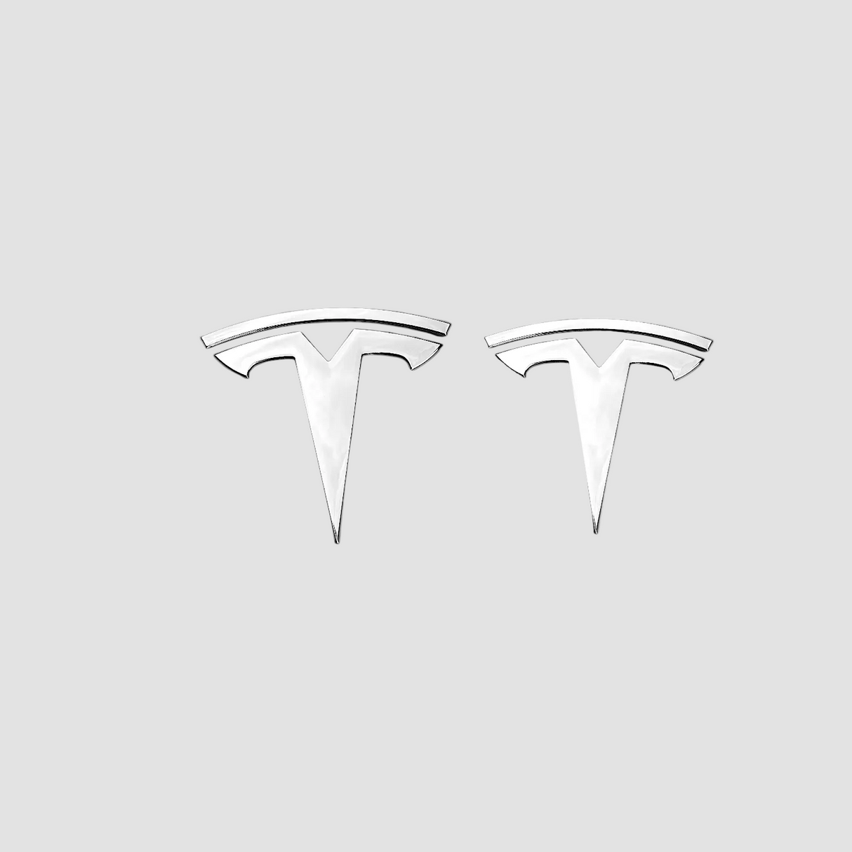 Emblem i metall - passar Tesla Model 3