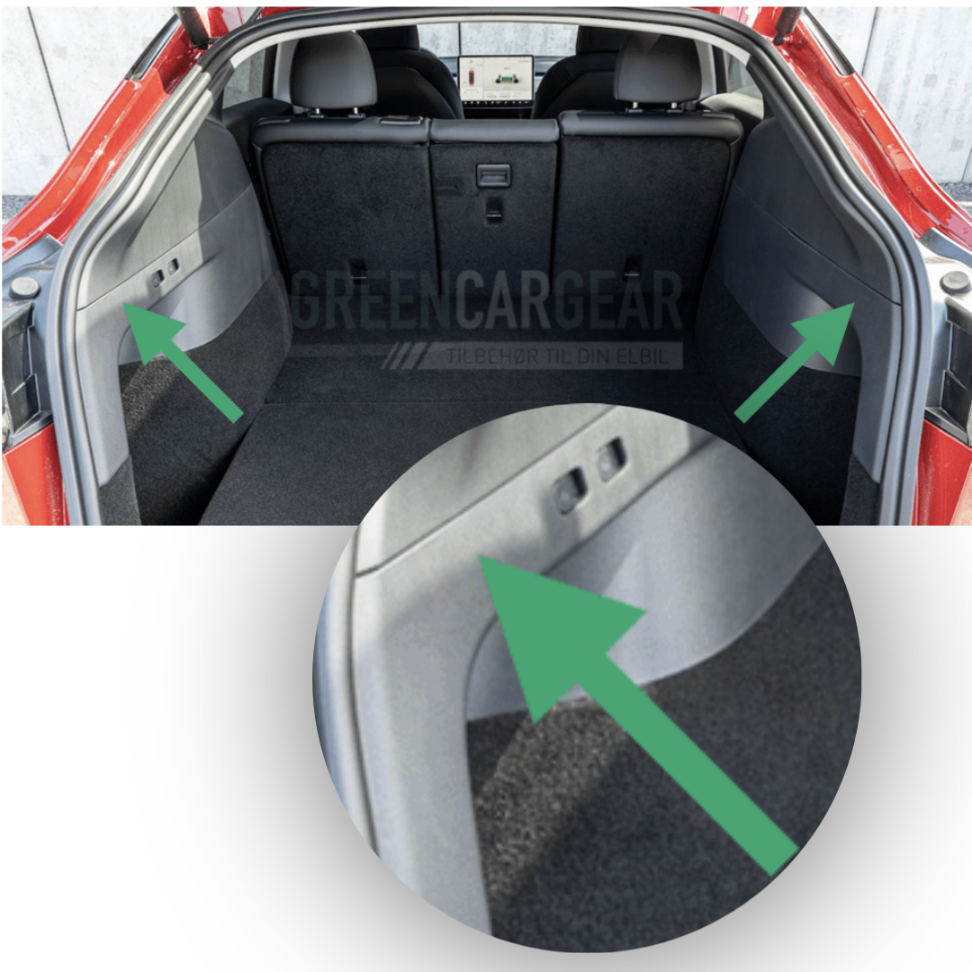 Bagagerumstäckning/rullgardin till Tesla Model Y