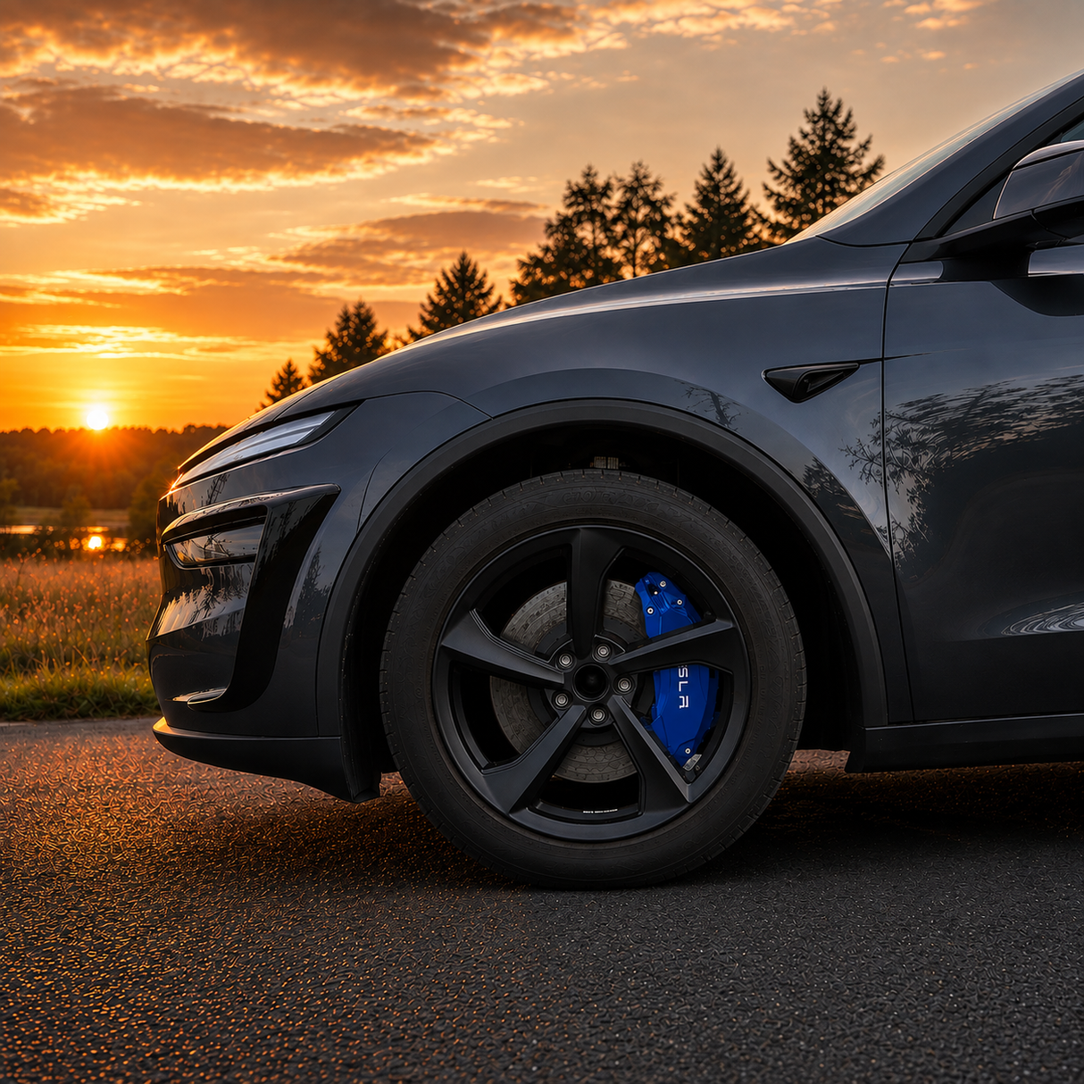 GCG MAX Lock till bromsok - Passar till Tesla Model Y 2025- Juniper