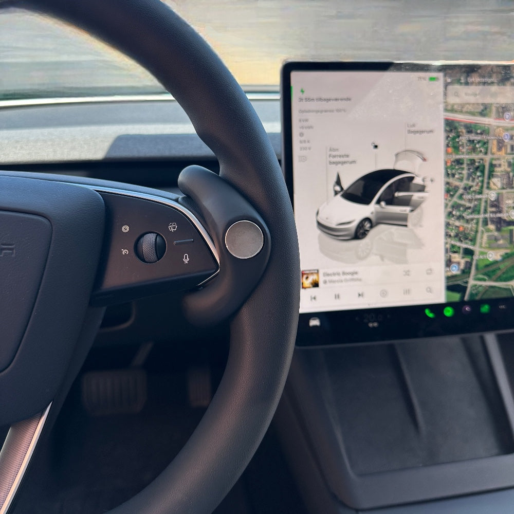 Telefonhållare/Ratvikt Tesla Model 3/Y (Highland & Juniper)