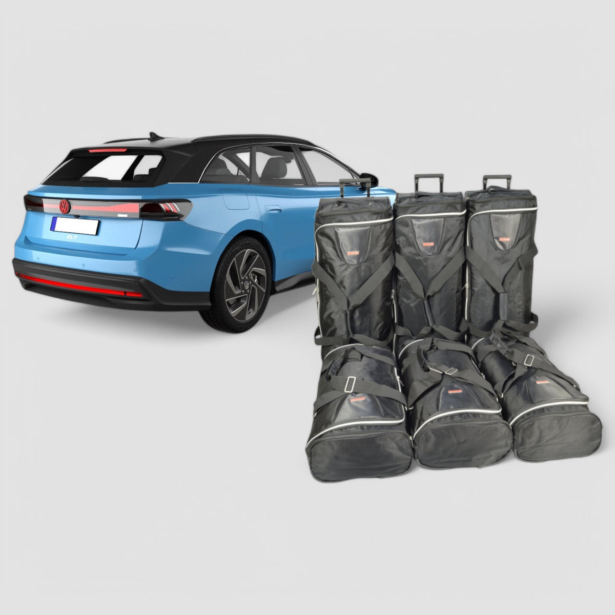 Car-Bags komplett väskset, skräddarsytt för Volkswagen ID.7 Tourer