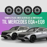 Kompletta hjul med vinterdäck och aluminiumfälgar till Mercedes EQA och EQB.