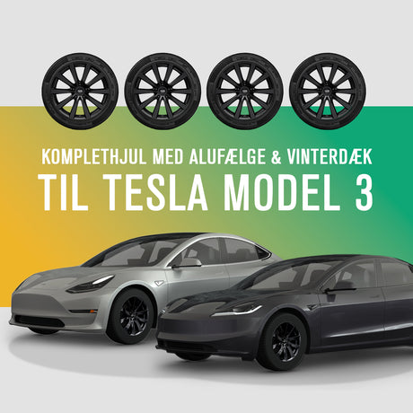 Kompletta 19" vinterhjul med Platin P106 aluminiumfälgar och däck till Tesla Model 3.