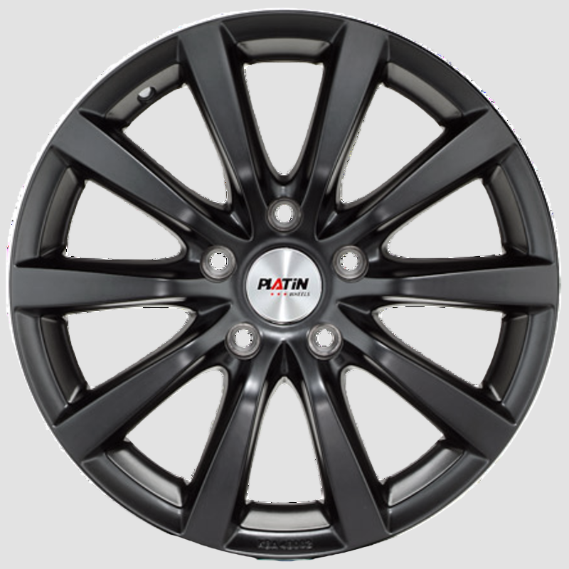 Platin P66-fälgen i svart, designad för Renault Scenic E-tech.