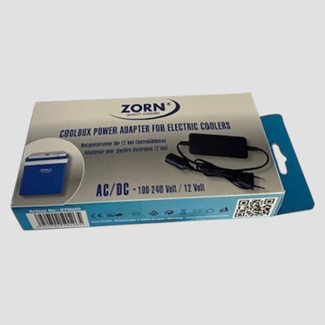 Zorn 12V till 230V adapterset i förpackning