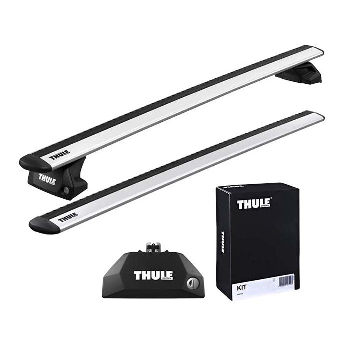 Thule takräckessats med Wingbar Edge till Skoda Enyaq 5-dörrars SUV, med infällt räcke 2021-
