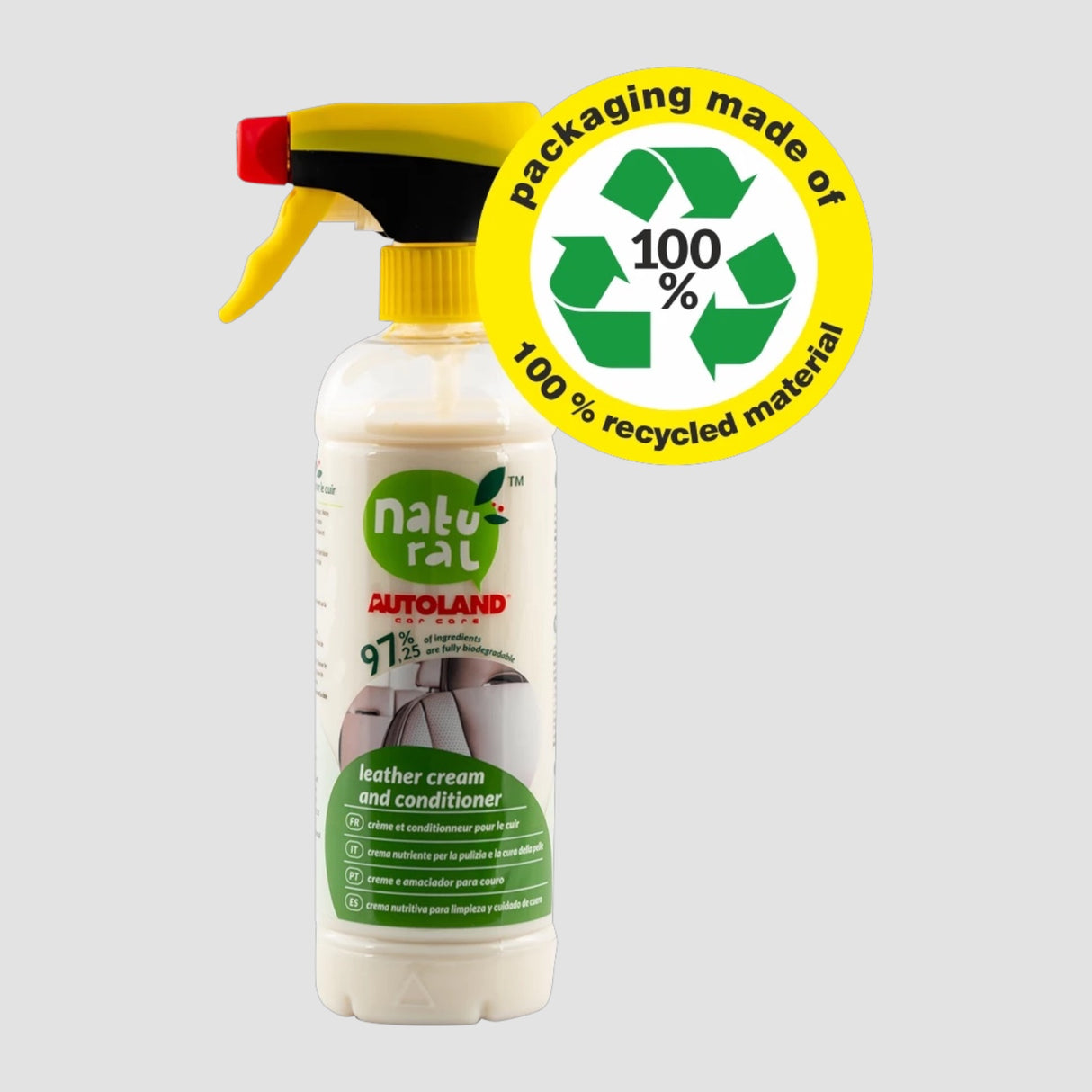 Autoland Leather Cream and Conditioner (Natural) - Biologiskt nedbrytbart