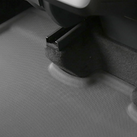 Bagagerumsmatta i en Tesla Model Y