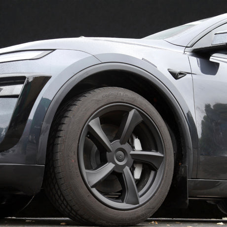 Hjulkapslar på en Tesla Model Y Juniper