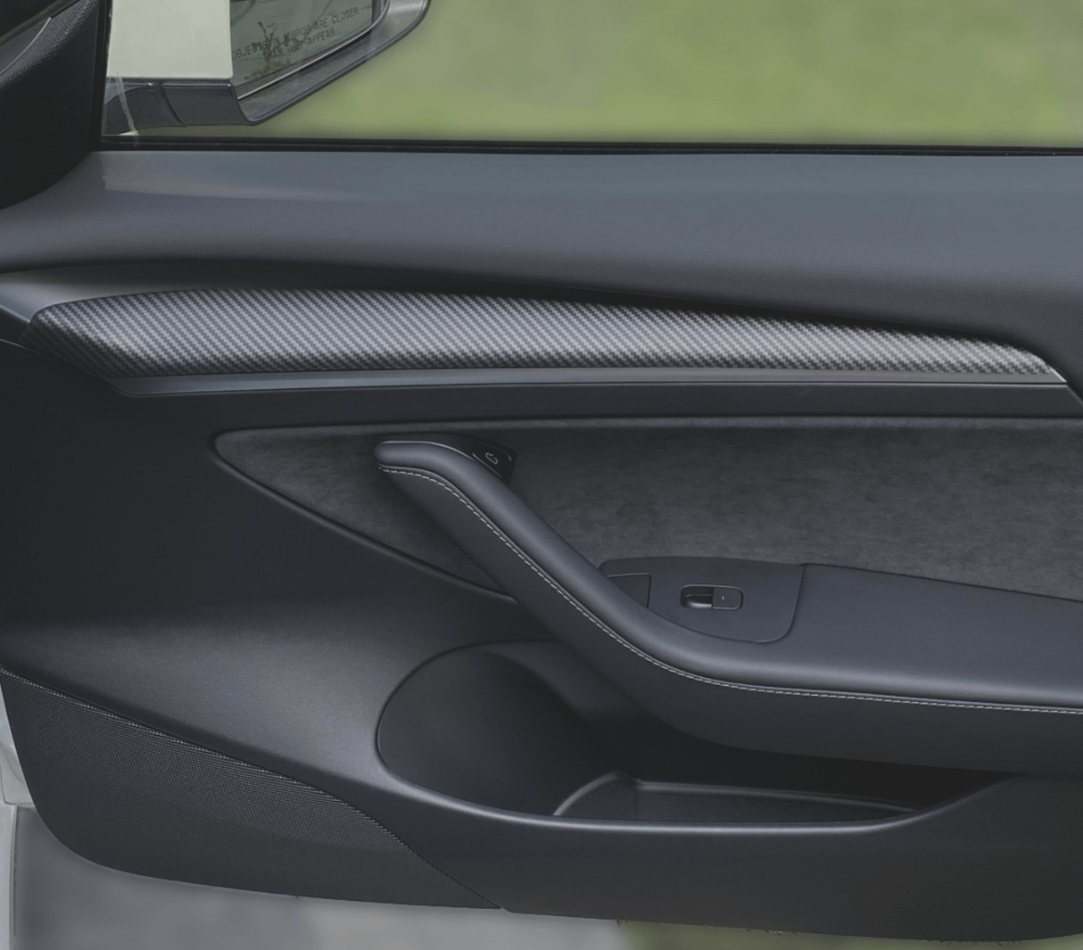 Kombipaket dashboard-/dörr-covers Tesla Model 3/Y