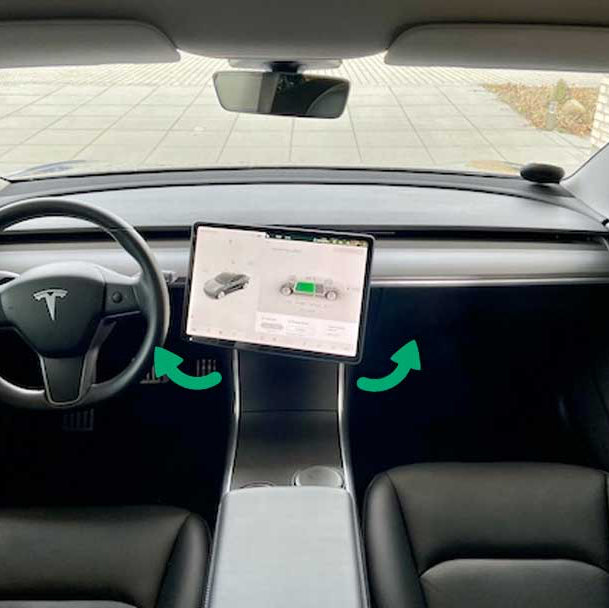 Vridfäste till bilens skärm till Tesla Model 3/Y