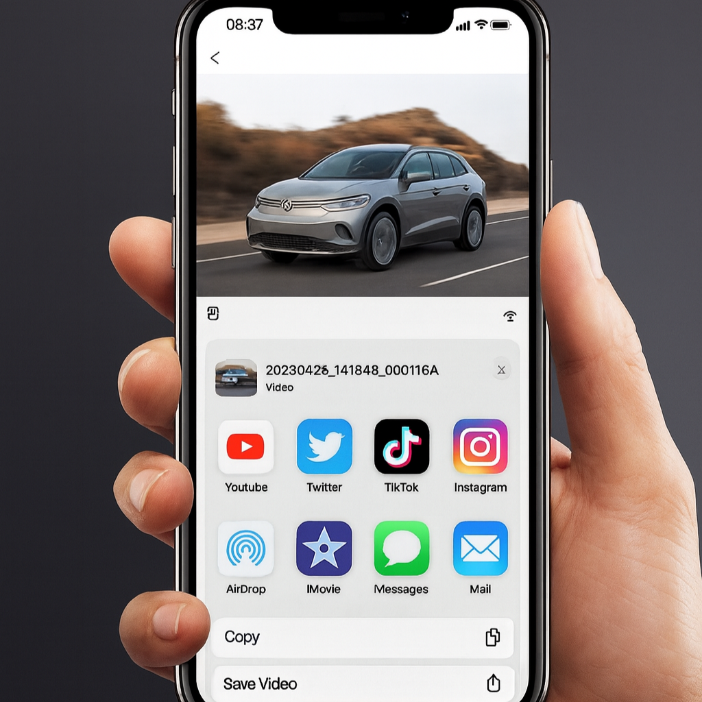 GCG MAX 4K Dashcam för Audi Q4 e-tron