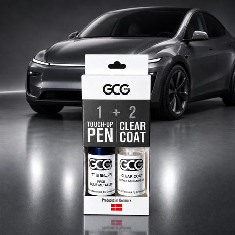GCG MAX Lakstift + klarlak i originalfarve til Tesla