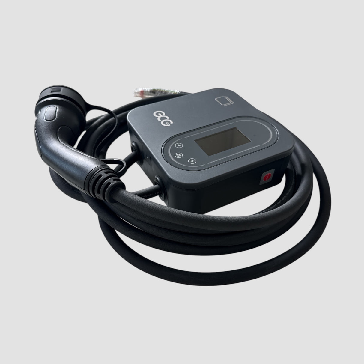 GCG MAX laddbox med typ 2-kontakt och kabel.