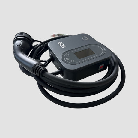 GCG MAX laddbox med typ 2-kontakt och kabel.