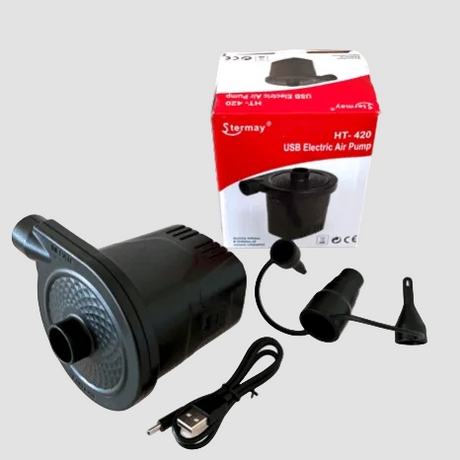 Luftmadrass för elbil medföljande pump