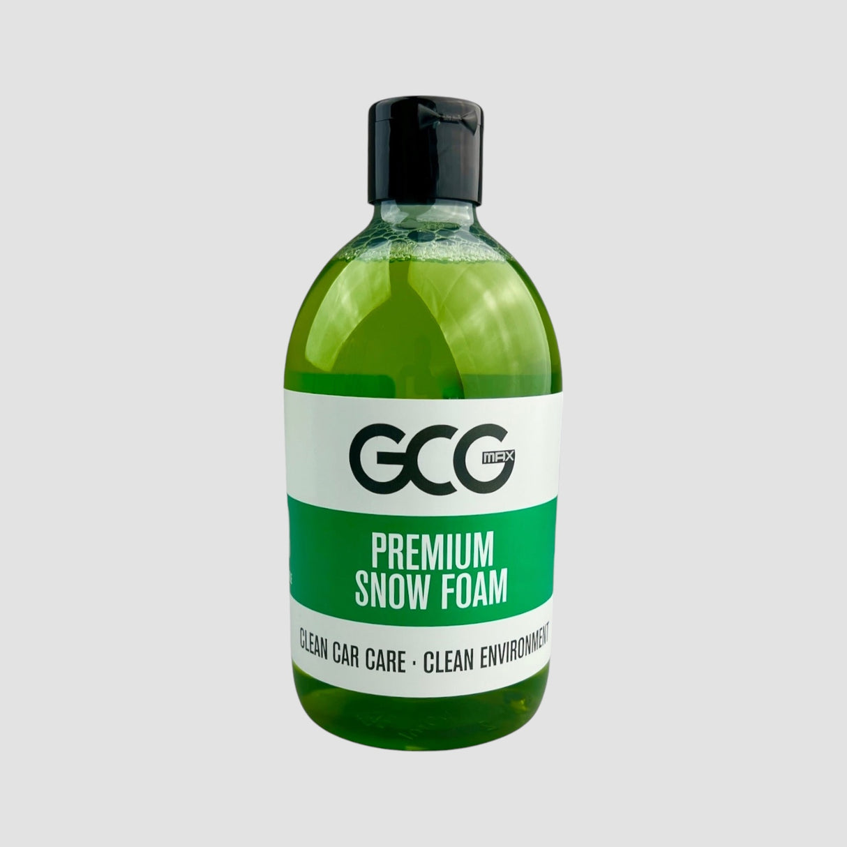 GCG MAX Snow Foam produktflaska för biltvätt