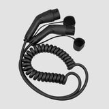 GCG MAX spiralladdkabel för elbil Typ-2 16A 3-fas - 5 meter