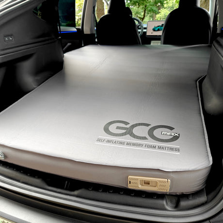 GCG Luxus madrass med inbyggd pump och kärna av memoryskum