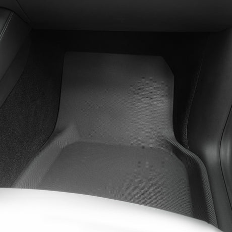 Svart GCG MAX allvädersmatta för Tesla Model Y golv