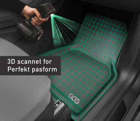 3D-skannat mattset för perfekt passform i Tesla Model 3 Highland 2024