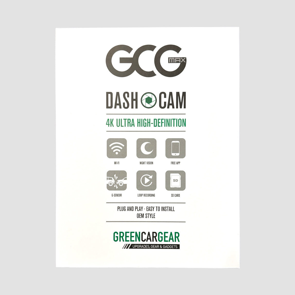 GCG MAX 4K Dashcam för Audi Q4 e-tron
