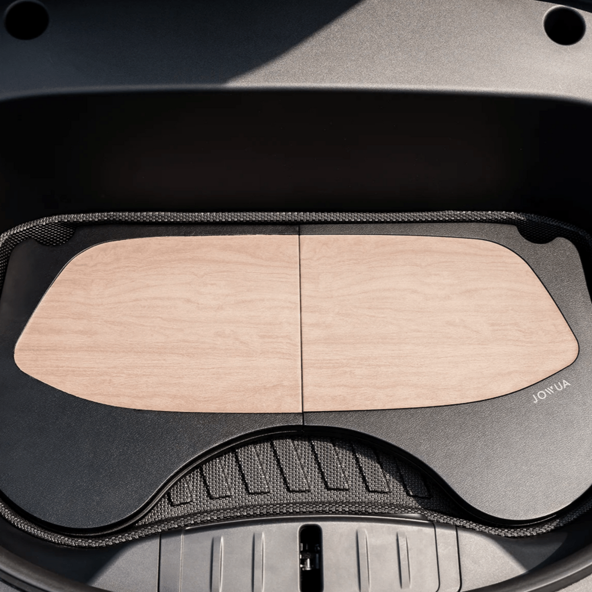 Hopfällbart bord med kolfiberlook för Tesla Model S/3/X/Y