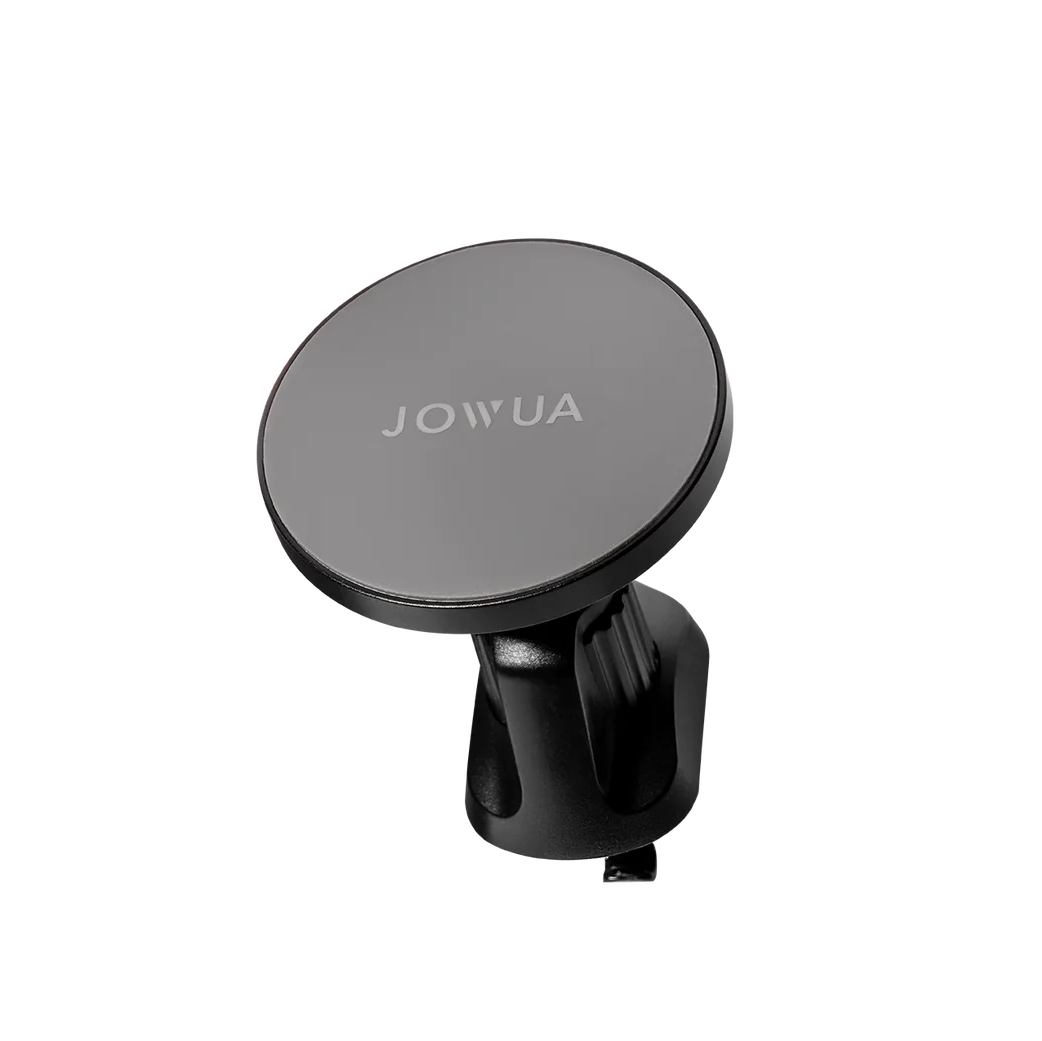 Jowua mobiltelefonhållare enhet. Där texten säger Jowua i färgen grå