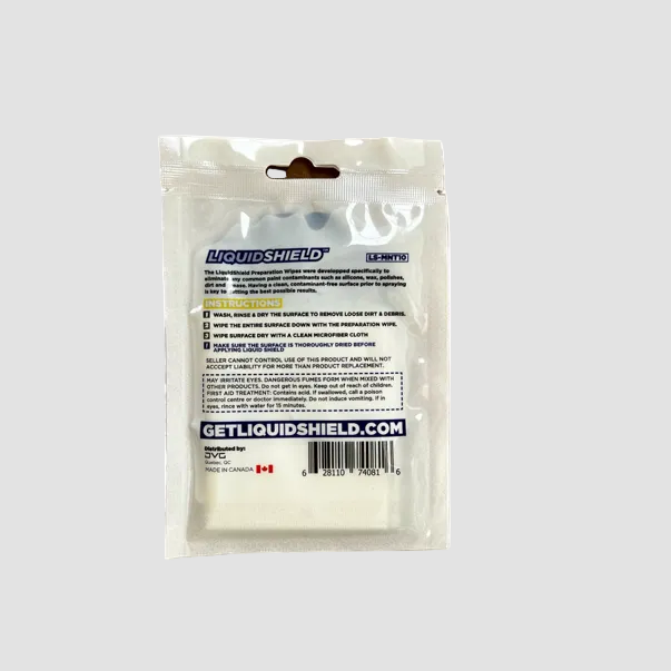 LiquidShield Wipes förberedelse för billackförsegling