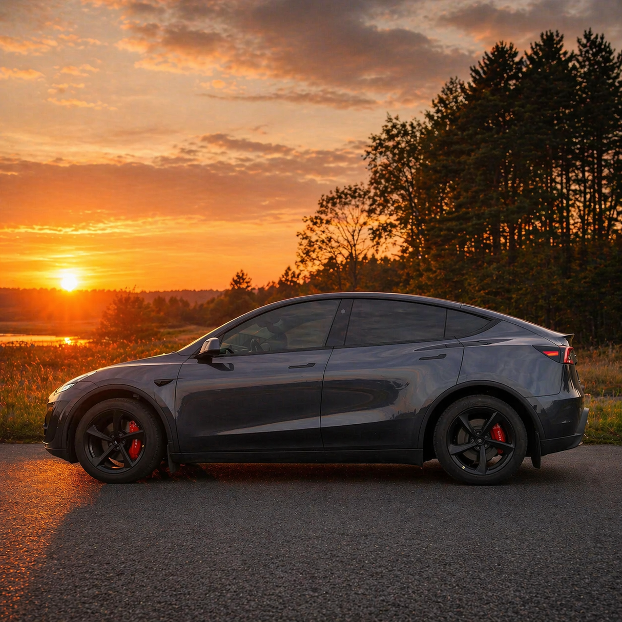 GCG MAX Lock till bromsok - Passar till Tesla Model Y 2025- Juniper