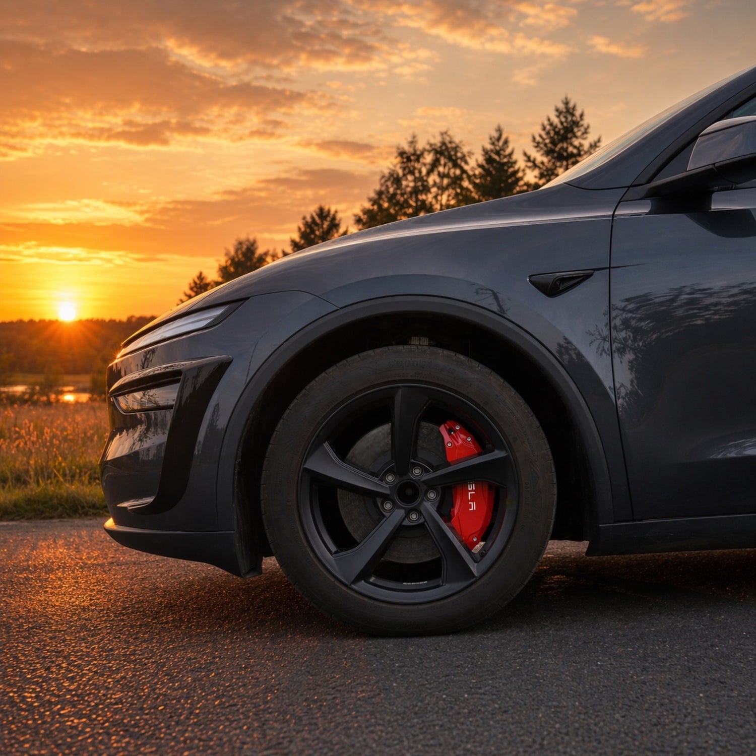 GCG MAX Lock till bromsok - Passar till Tesla Model Y 2025- Juniper