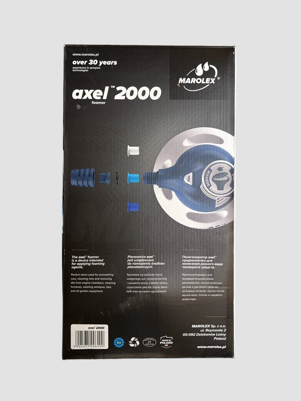 Marolex Alex P 2000 skumspruta – 2,0 Liter