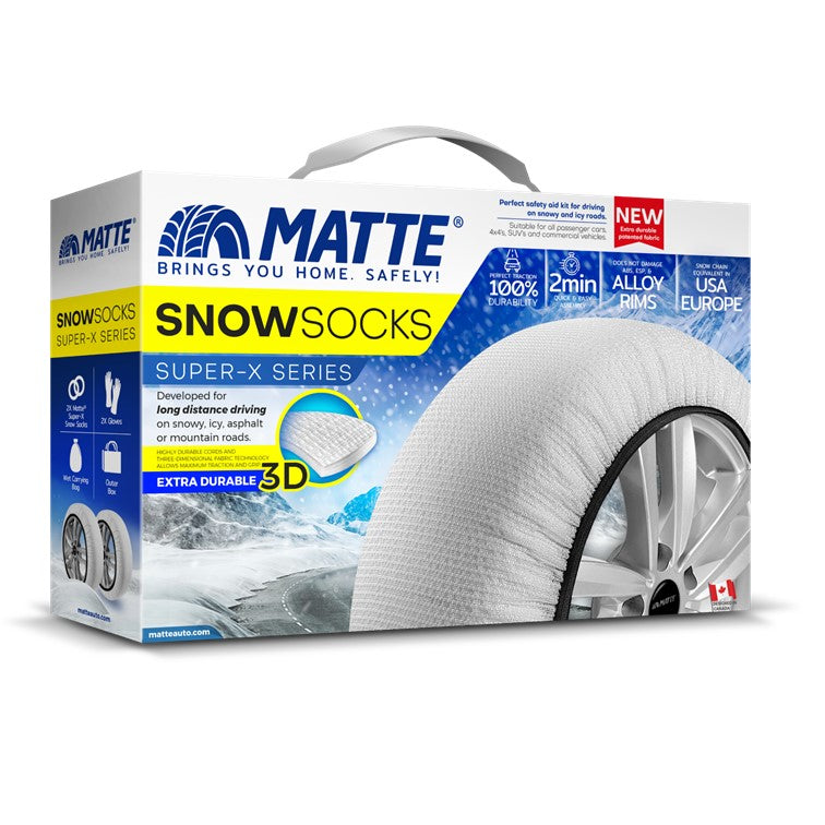 Matte SUPER-X snösockor