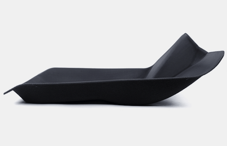 Bild av grå 3D TPE allvädersmatta för Tesla Model Y