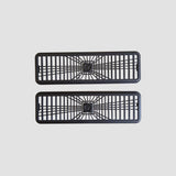 Lock för ventilationskanal, svart gallerdesign, passar Tesla Model Y Juniper.