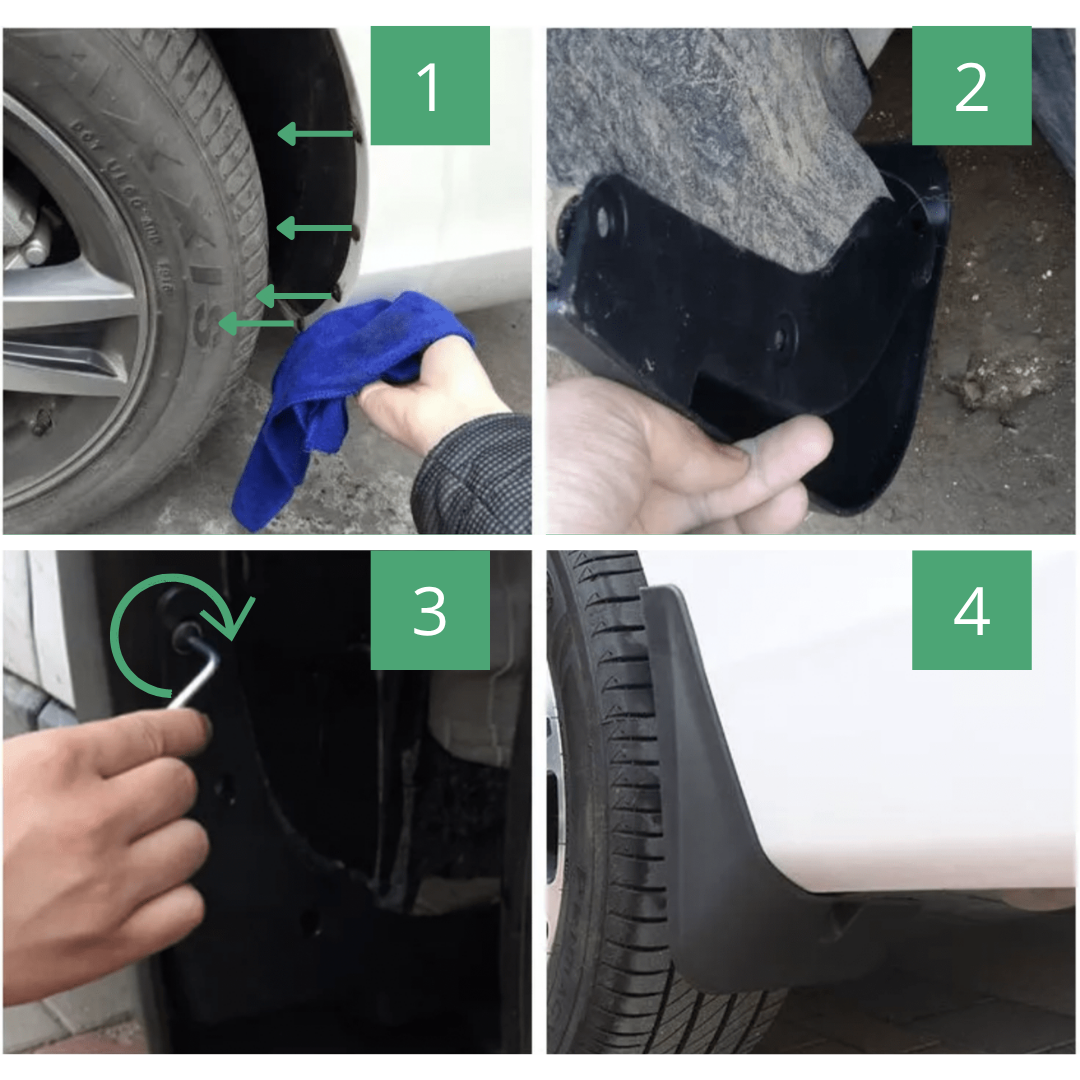 Stänkskydd/stänklappar passar till VW ID.4