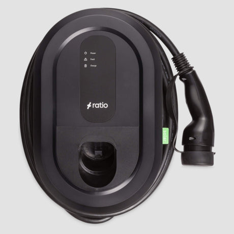 Ratio Smart 11/22kW laddbox med SenseKit för solpaneler