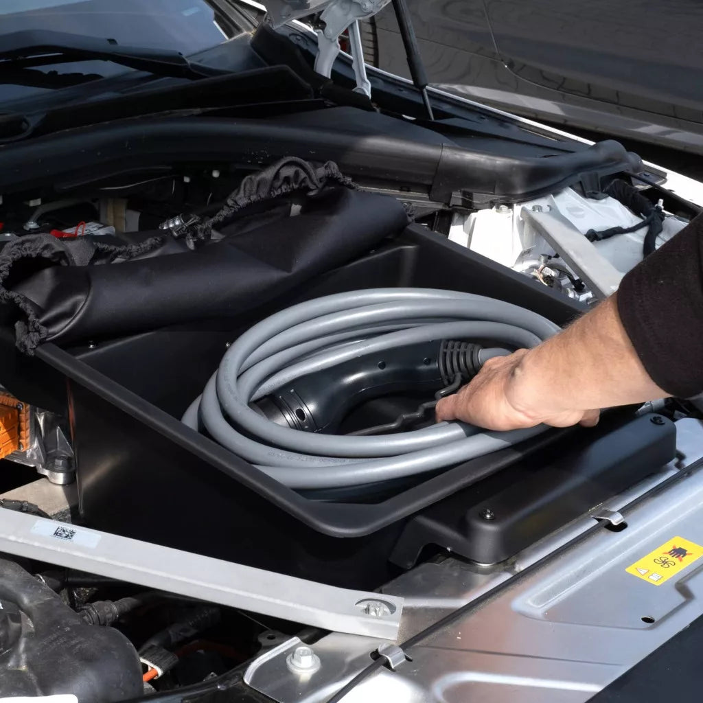 Rati frunk förvaringsbox för BMW i4 med laddkabel och kåpa